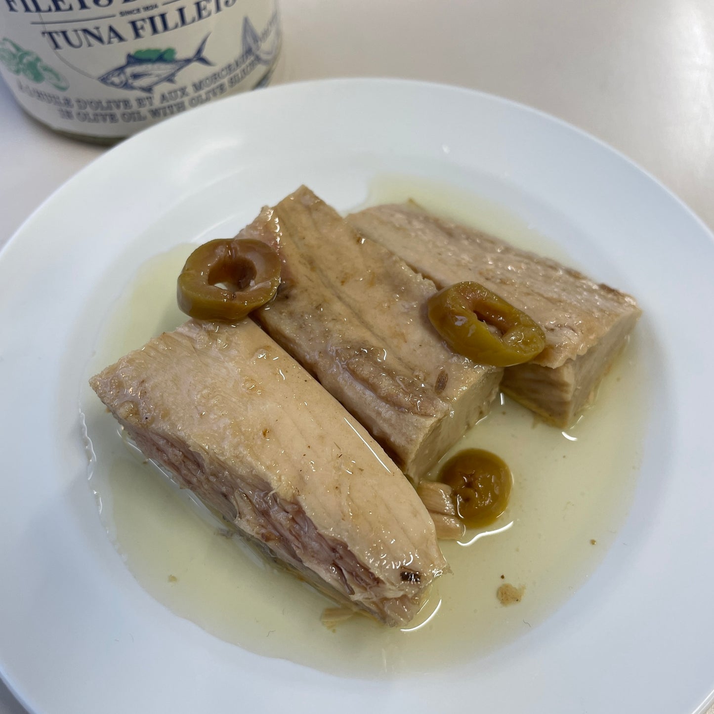 Tuna in a jar (fillet and olives) 190g