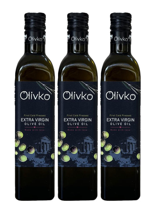 【まとめ買い応援キャンペーン中!】オリブコ エキストラバージンオリーブオイル 500ml  3本セット