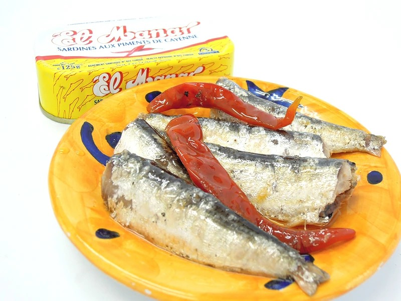 Oil Sardine with Cayenne Pepper 125g 5 Cans