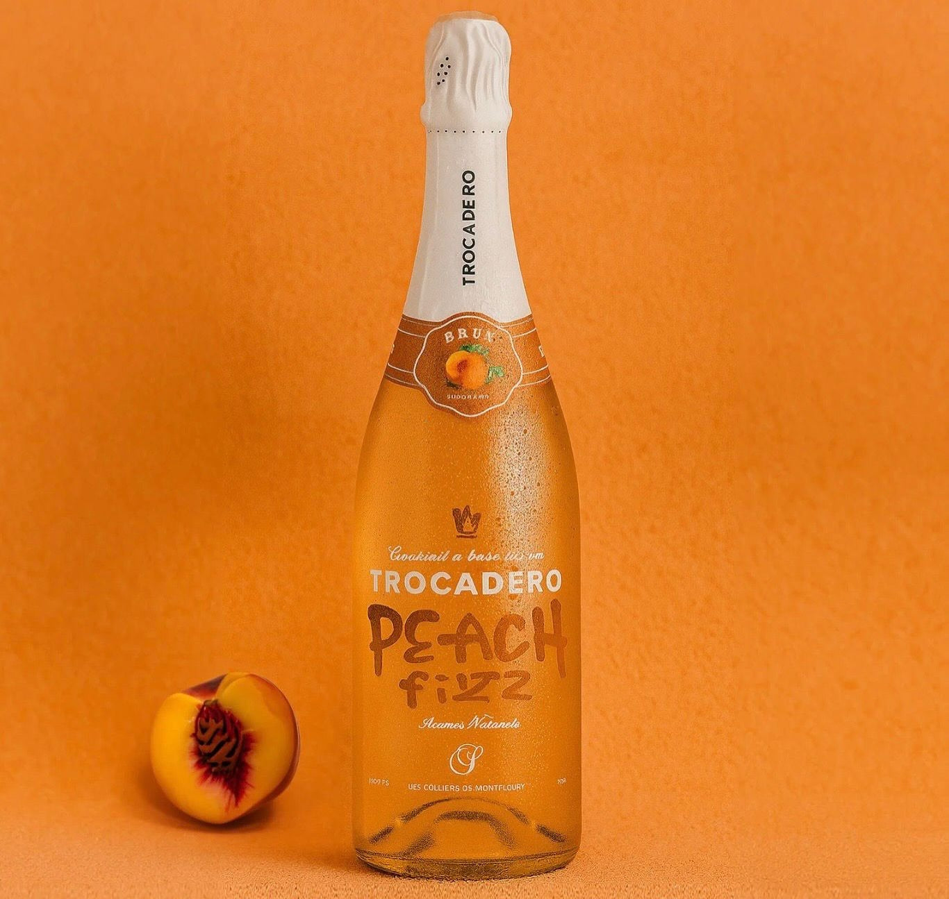 トロカデーロ・ピーチフィズ TROCADERO PEACH FIZZ (Cocktail a base de Vin Mousseux)
