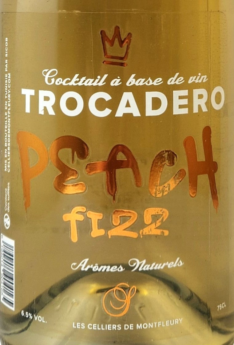 トロカデーロ・ピーチフィズ TROCADERO PEACH FIZZ (Cocktail a base de Vin Mousseux)