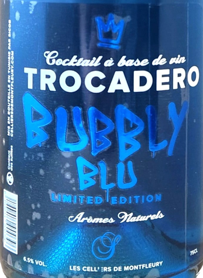 トロカデーロ・バブリーブルー TROCADERO BUBBLY BLU (Cocktail a base de Vin Mousseux)