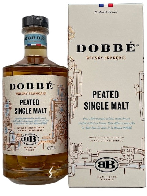 ドッベ フレンチ ウイスキー ピーテッド シングル モルト DOBBE FRENCH WHISKY PEATED SINGLE MALT  700ml