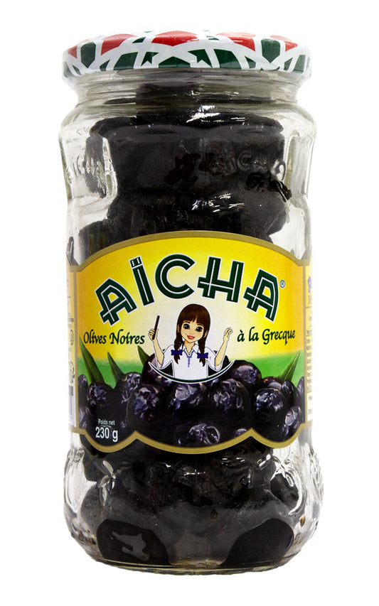 ブラックオリーブ(種付き)AICHA Black Olive 230g