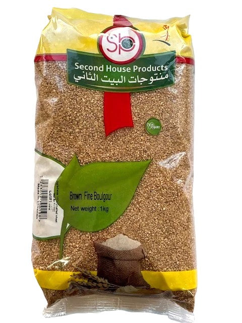ブルグル(挽割り小麦)全粒小麦 細粒 Brown Fine Bulgur 1kg