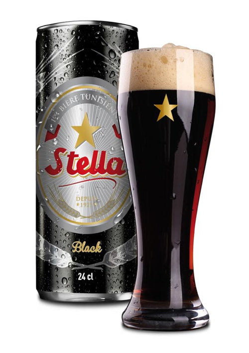 Stella Beer Case/24 Cans Stella Black 240ml
