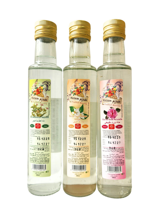 フラワーウォーター 3種セット（ゼラニウム/オレンジフラワー/ローズ）　Flower Water Set 　240ml×3本