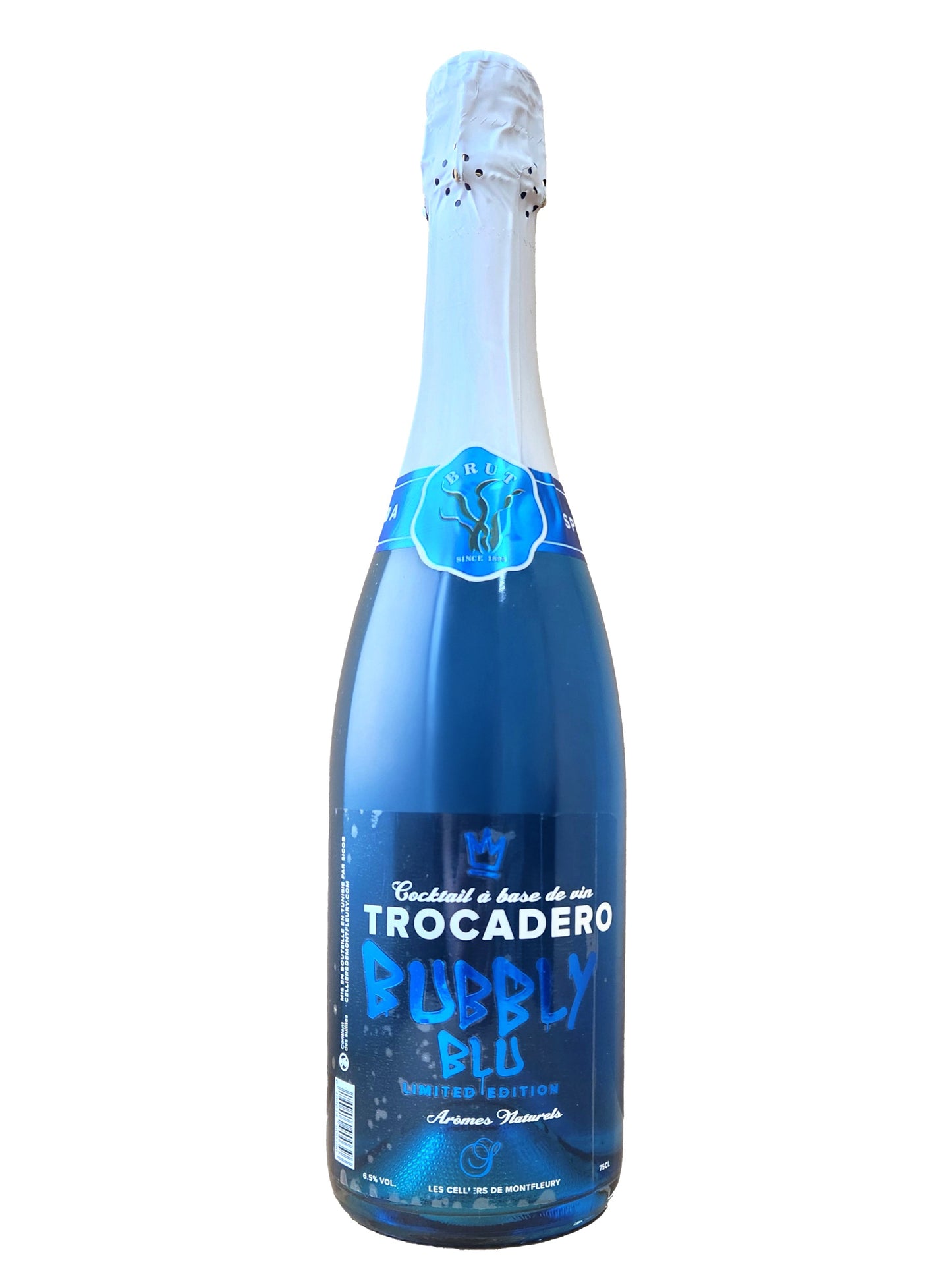 Trocadero Bubbly Blue  (Cocktail a base de Vin Mousseux)