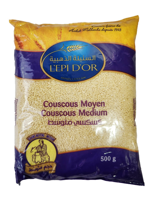 レピドール クスクス 中粒 500g　Couscous Moyen / Middle Grain