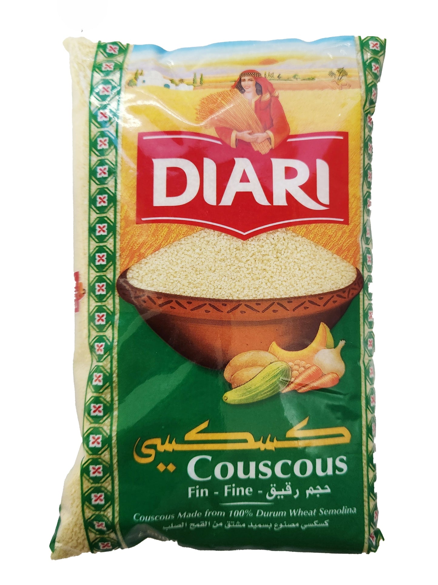 ディアリ　クスクス 細粒　500g　Couscous Fin/Fine Grain