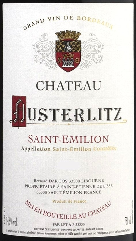 シャトー・オステルリッツ　CHATEAU AUSTERLITZ　750ml　