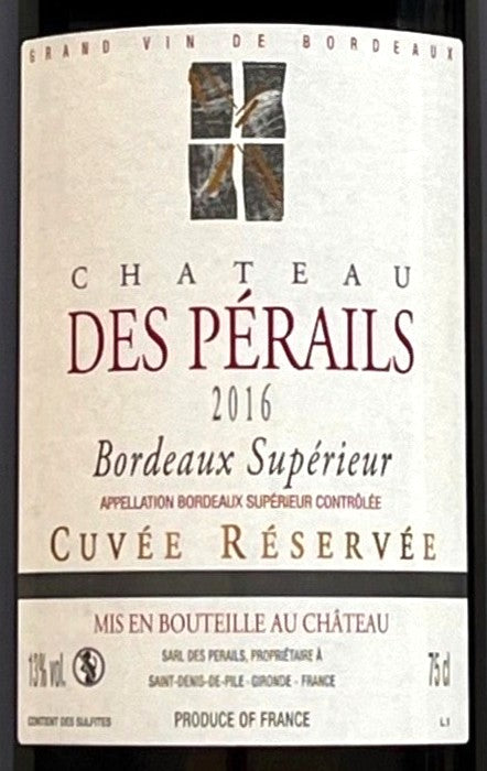 CHATEAU DES PERAILS 