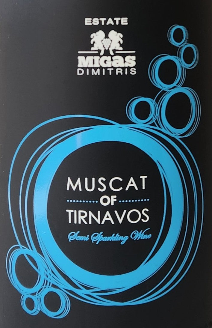 ティルナヴォス ブラックマスカット セミスパークリング ホワイト　BLACK MUSCAT OF TYRNAVOS‐SEMI SPARKLING  WHITE
