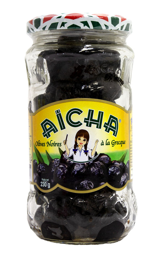 AICHA Black Olive (with seeds) 230G Black Olive