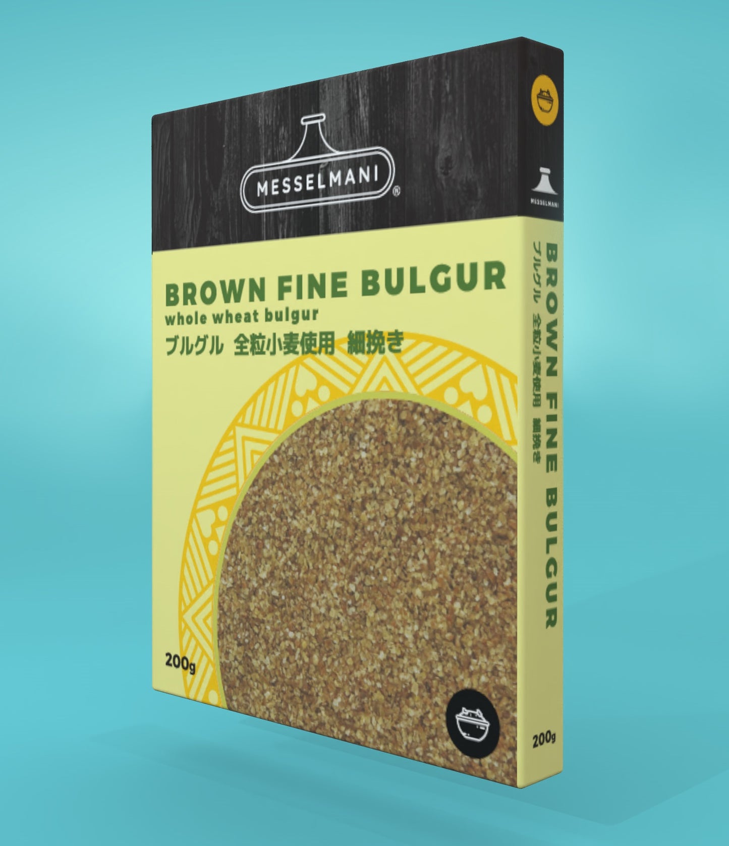 Messelmani Bulgur Whole Wheat Finely Ground 200g