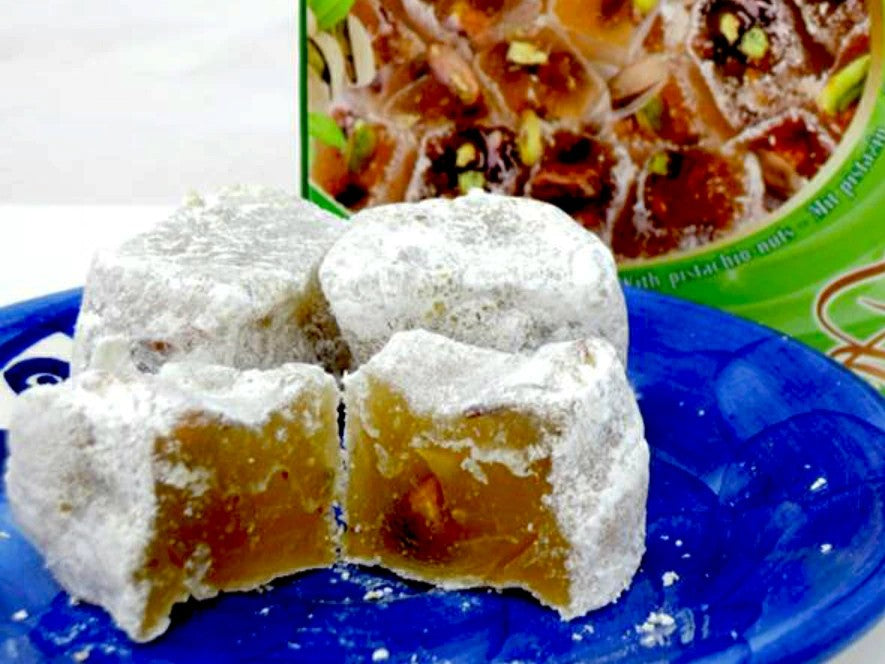 ロクム　ピスタチオ　250ｇ　8粒入　Loukoum / Lokum with Pistachio / Turkish Delight