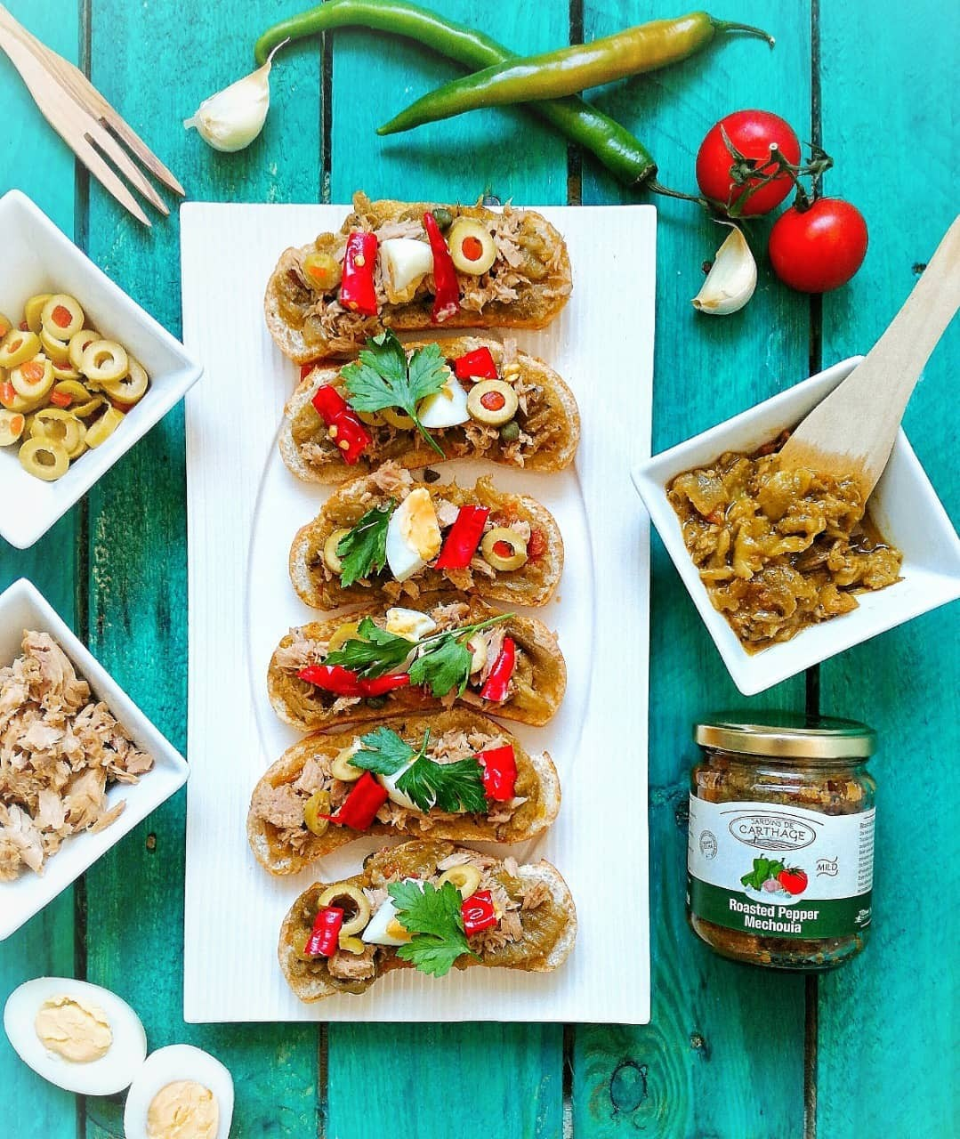 Roasted Pepper Mechouia Mild  350g　Tunisian grilled peppers