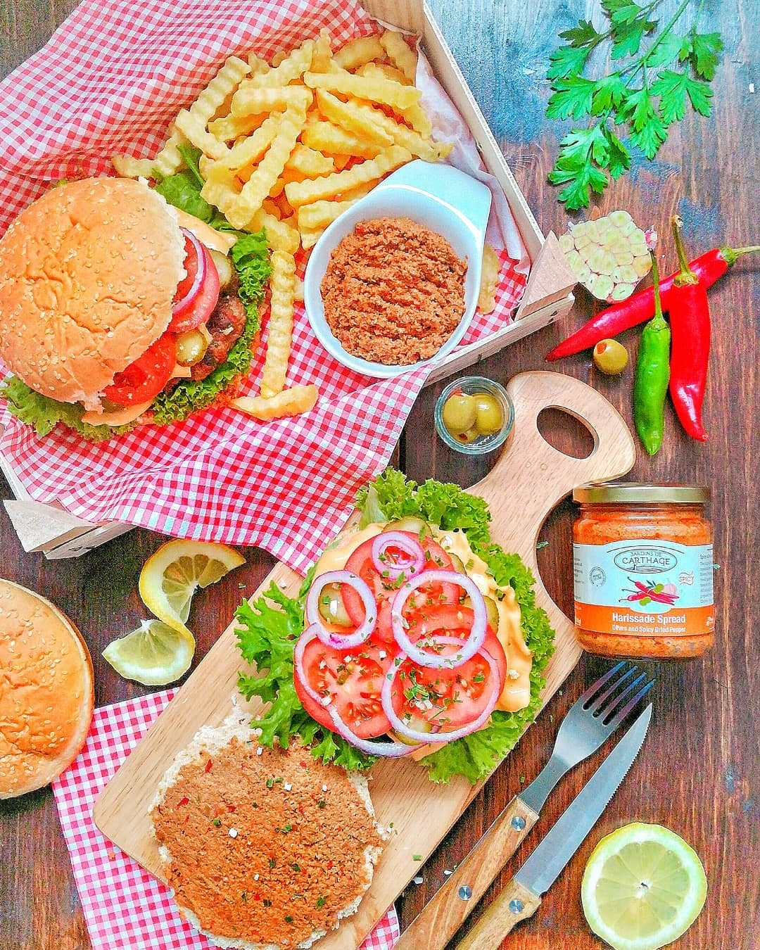 ハリサード　スプレッド（オリーブとハリサのみじん切りオイル漬け）200g　Harissade Spread